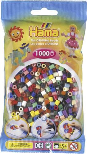 HAMA Bügelperlen Midi - Vollton Mix 1000 Perlen (22 Farben) 207-67 von No Name