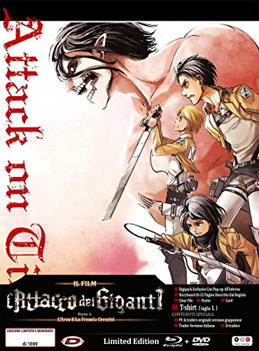 L' Attacco Dei Giganti - Il Film - Parte 1 - L'Arco E La Freccia Cremisi (Ed. Limitata E Numerata) (Blu-Ray+Dvd+T-Shirt Unisex Tg. L) [Import anglais] von No Name