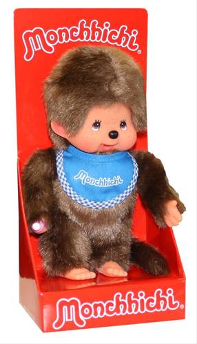 Monchhichi Classic Boy blau, ca. 20cm 255040 von No Name