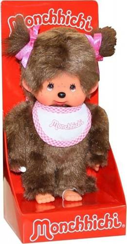 Monchhichi Classic Girl pink, 20cm 255550 von No Name