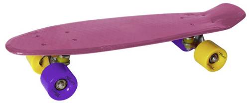 NSP Kickboard pink gelb/lila, ABEC 7 von No Name