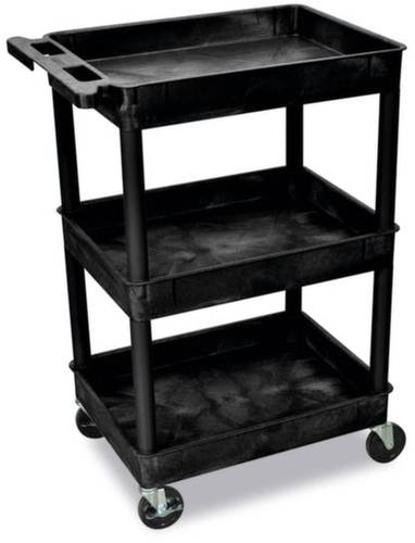 SESTC111-B Kunststoffwagen Polyethylen Traglast (max.): 150kg Schwarz von No Name