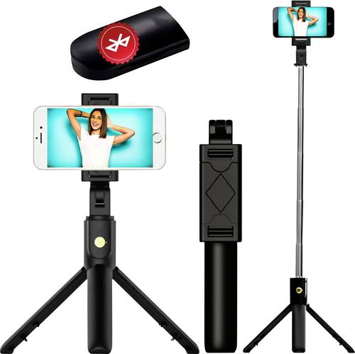 Sharpix Selfie Stick Schwarz Bluetooth von No Name