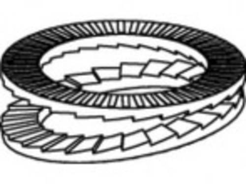 Sicherungsscheiben 88032 Edelstahl A4 100 St. 880329440200000 von No Name