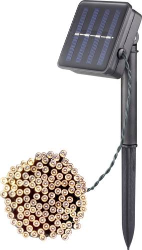 Solar-Lichterkette WS-SL02 200L LED 0.6W Warmweiß Grün von No Name