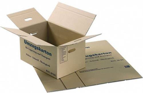 Umzugskarton (B x H x T) 65 x 35 x 37cm Tragfähigkeit (max.): 40kg Wellpappe von No Name