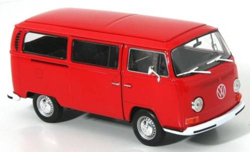 Welly VW Bus T2 1972 rot 1:24 Modellauto von No Name