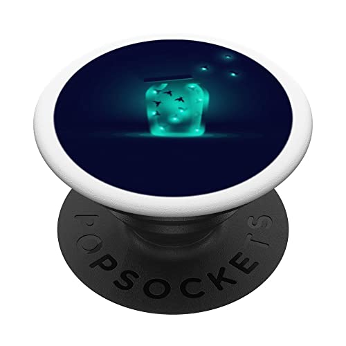 Glühwürmchen im Glas beleuchtet Käfer Taschenlampen PopSockets mit austauschbarem PopGrip Glühwürmchen im Glas beleuchtet Käfer Taschenlampen PopSockets mit austauschbarem PopGrip von No Time for Bugbites
