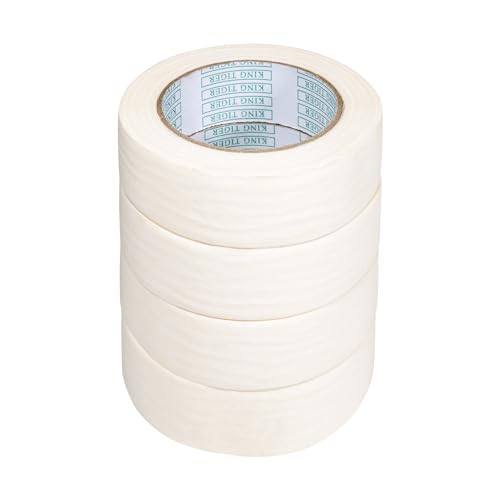 Noa Home Deco 4 Rollen Malerkrepp 30mm x 50m, Kreppband zum Malen und Dekorieren, Universal-Malerband, Beige Noa Home Deco 4 Rollen Malerkrepp 30mm x 50m, Kreppband zum Malen und Dekorieren, Universal-Malerband, Beige von Noa Home Deco