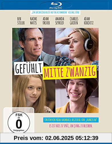 Gefühlt Mitte Zwanzig [Blu-ray] von Noah Baumbach