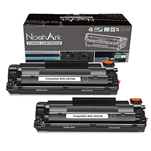 NoahArk Kompatibel für HP CE278A 78A Tonerkartuschen Ersatz für HP Laserjet P1606DN Toner Canon i-Sensys LBP6230DW LBP6200D P1566 M1536 MFP M1536DNF P1560 P1606 Canon LBP6200dw LBP6230d (2 Schwarz) von NoahArk