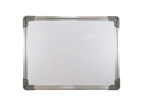 Magnettafel/Whiteboard - 40 x 31,5 cm - für Kinder und Erwachsene - mit Aluminium-Rahmen - magnetisch + beschreibbar von Nobby