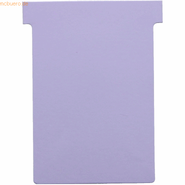 5 x Nobo T-Karte Gr. 3 VE=100 Stück violett von Nobo