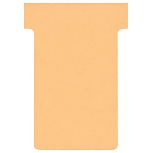 Nobo 2002011 Kartentafel Zubehör T-Karten, Größe 2, 100 Stück, beige , von Nobo