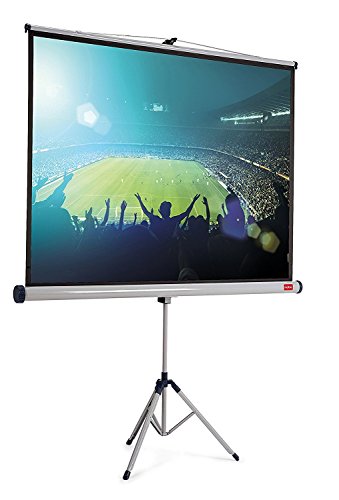 Nobo Beamer-Leinwand mit Dreibeinstativ, Projektorleinwand mit brillant weißer Oberfläche, mit Standfuß, tragbar und freistehend, 1500 x 1138 mm, 1902395 Nobo Beamer-Leinwand mit Dreibeinstativ, Projektorleinwand mit brillant weißer Oberfläche, mit Standfuß, tragbar und freistehend, 1500 x 1138 mm, 1902395 von Nobo