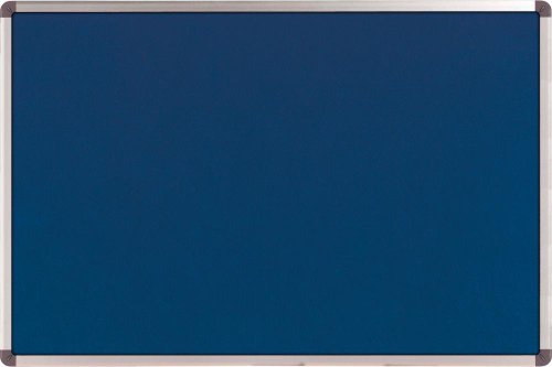 Nobo Elipse 1900915 Pinnwand Filz (Aluminiumrahmen, 900 x 600 mm) blau von Nobo