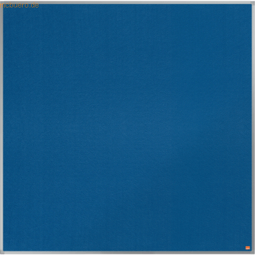 Nobo Filz-Notiztafel Essence Aluminiumrahmen 1200x1200mm blau von Nobo