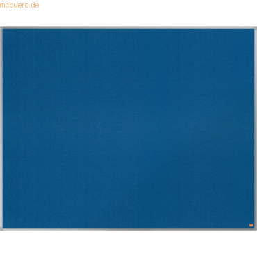 Nobo Filz-Notiztafel Essence Aluminiumrahmen 1500x1200mm blau von Nobo