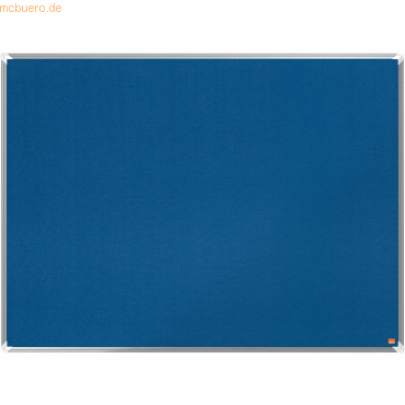 Nobo Filz-Notiztafel Premium Plus Aluminiumrahmen 1200x900mm blau von Nobo