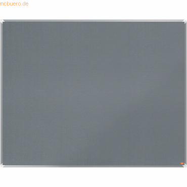 Nobo Filz-Notiztafel Premium Plus Aluminiumrahmen 1500x1200mm grau von Nobo