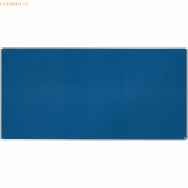 Nobo Filz-Notiztafel Premium Plus Aluminiumrahmen 2400x1200mm blau von Nobo