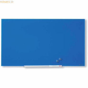 Nobo Glastafel Diamond magnetisch 1264x711mm blau von Nobo