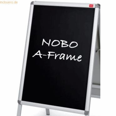 Nobo Kreidetafel-Einleger DIN A1 für Plakatständer 2 Stück von Nobo