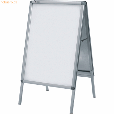 Nobo Kundenstopper A0 1493x903x75mm silber Nobo Kundenstopper A0 1493x903x75mm silber von Nobo