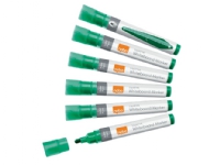 Nobo Liquid Ink Boardmarker 3mm Rundspitze, 10 Stück(e), Grün, Rundspitze, Grün, Weiß, 3 mm, 38 mm von Nobo