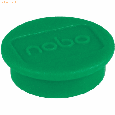 Nobo Magnet rund 13mm VE=10 Stück grün von Nobo