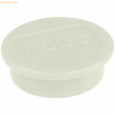 Nobo Magnet rund 24mm VE=10 Stück weiß von Nobo