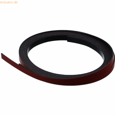 Nobo Magnetband beschreibbar 5mmx2m rot von Nobo