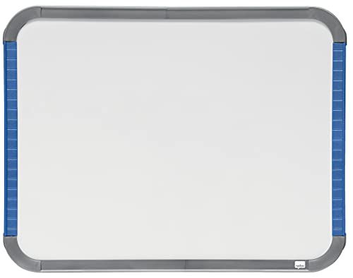 Nobo Magnetisches Mini-Whiteboard mit Schmalem Rahmen, Tragbar, Wandmontierbar, Hochformat oder Querformat, Integrierte Tragegriffe & Stifthalterung, 220 x 280 mm, QB05142AST von Nobo