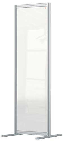 Nobo Premium Plus Stellwand aus Acryl, 1,8m hoch, Modularer Spuck-, Nies- und Hustschutz, Hygienewand, 600x1800mm, durchsichtig, 1915517 Nobo Premium Plus Stellwand aus Acryl, 1,8m hoch, Modularer Spuck-, Nies- und Hustschutz, Hygienewand, 600x1800mm, durchsichtig, 1915517 von Nobo