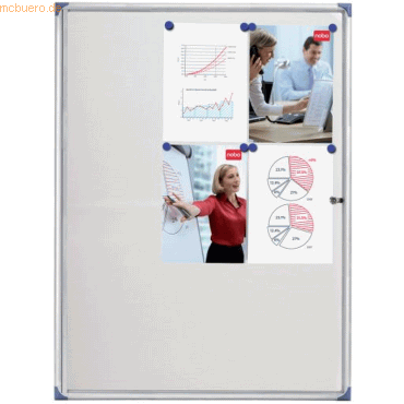 Nobo Schaukasten Extraflach Innenbereich magnetisch Tür Acrylglas 9xA4 Nobo Schaukasten Extraflach Innenbereich magnetisch Tür Acrylglas 9xA4 von Nobo