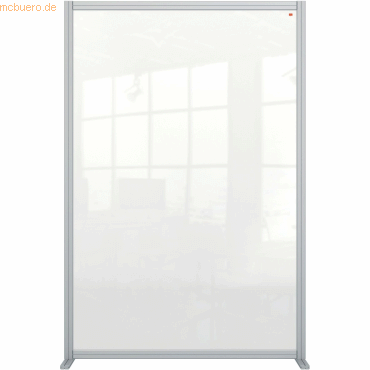 Nobo Stellwand Premium Plus Acryl Aluminiumrahmen 1200x1800mm klar von Nobo