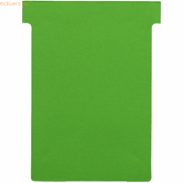 Nobo T-Karte Gr. 3 VE=100 Stück Blisterverpackung grün von Nobo