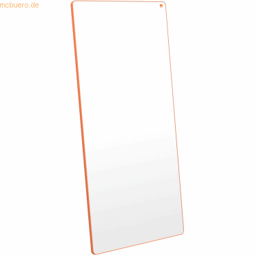 Nobo Whiteboard Move & Meet 90x180 cm oranger Rahmen grau von Nobo