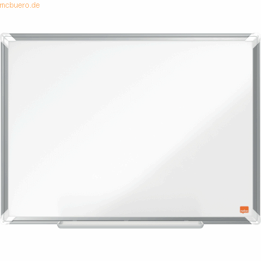Nobo Whiteboard Premium Plus Emaille magnetisch Aluminiumrahmen 600x45 von Nobo