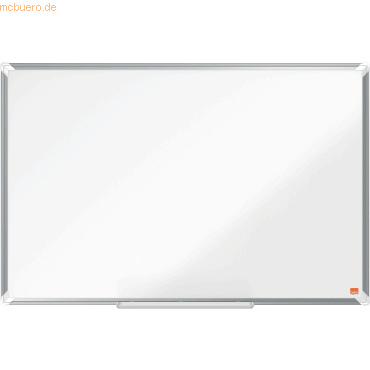 Nobo Whiteboard Premium Plus Emaille magnetisch Aluminiumrahmen 900x60 von Nobo