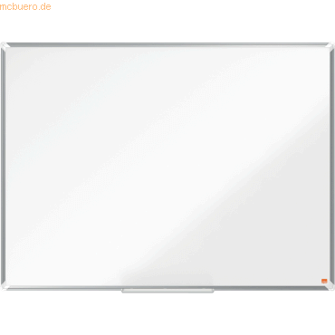 Nobo Whiteboard Premium Plus Melamin nicht magnetisch 1200x900mm weiß von Nobo