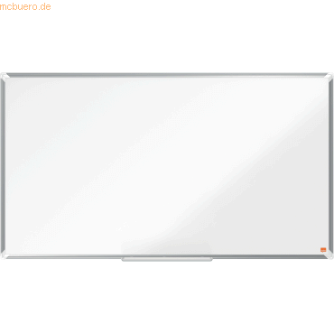 Nobo Whiteboard Premium Plus Stahl Widescreen 55 Zoll magnetisch weiß von Nobo