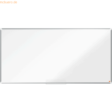 Nobo Whiteboard Premium Plus Stahl magnetisch 1800x900mm weiß von Nobo