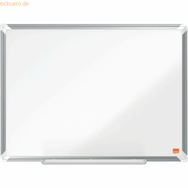 Nobo Whiteboard Premium Plus Stahl magnetisch 600x450mm weiß von Nobo