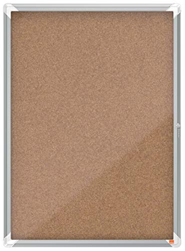 Nobo abschließbarer Schaukasten mit Kork-Notiztafel, 9 x A4, Premium Plus, Naturbraun, 1902564 Nobo abschließbarer Schaukasten mit Kork-Notiztafel, 9 x A4, Premium Plus, Naturbraun, 1902564 von Nobo
