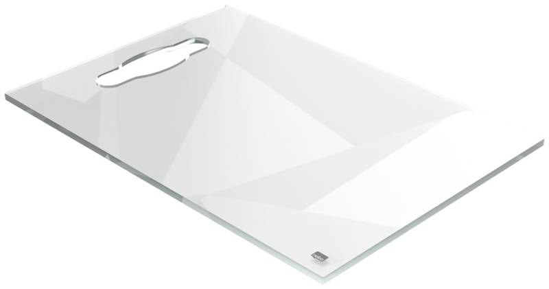 nobo Acryl-Notiztafel mit Griffloch, DIN A4, randlos von Nobo