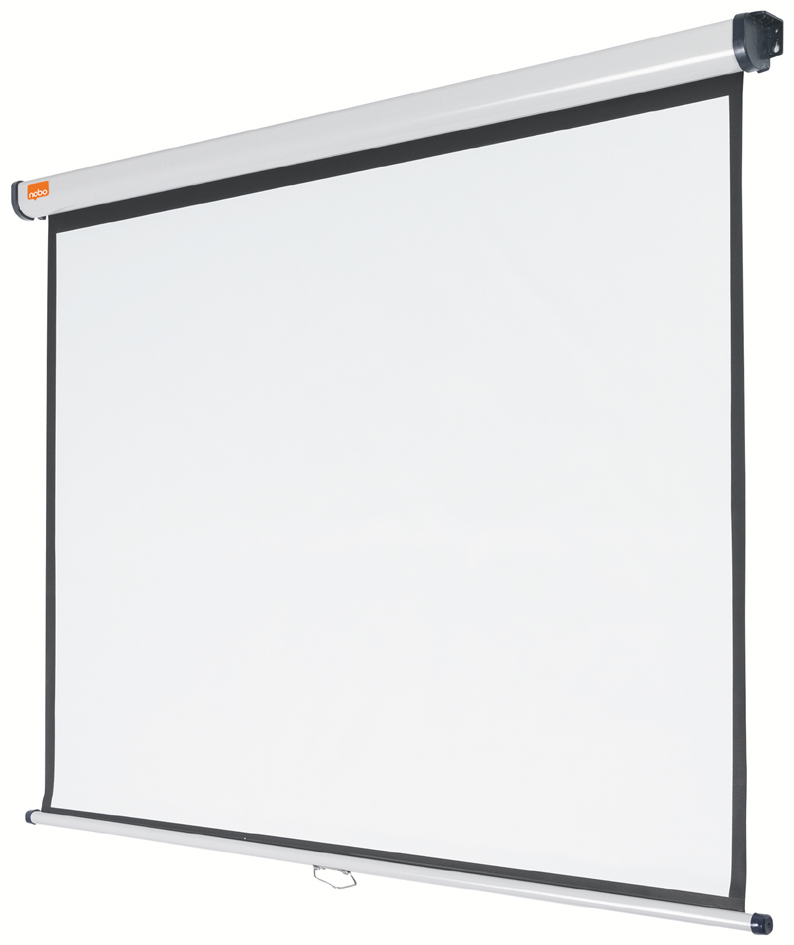 nobo Roll-Leinwand Standard, Maße: (B)1.750 x (H)1.090 mm von Nobo