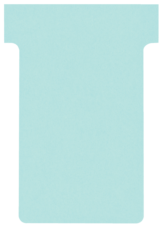 nobo T-Karten, Größe 2 / 60 mm, 170 g/qm, blau von Nobo