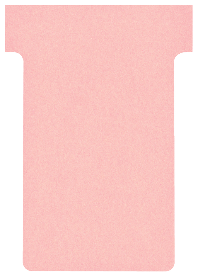 nobo T-Karten, Größe 2 / 60 mm, 170 g/qm, pink von Nobo