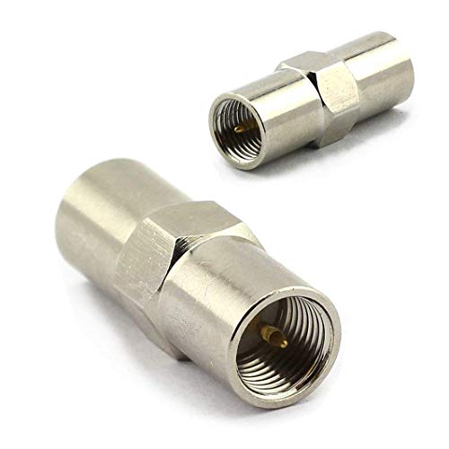 2 Stück FME Stecker auf FME männlich RF Koaxial Adapter Koaxial Stecker auf Stecker von Nobrand